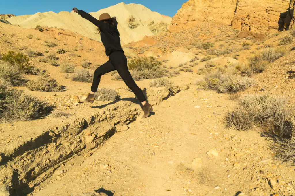 Zipline over Arizona scenery.